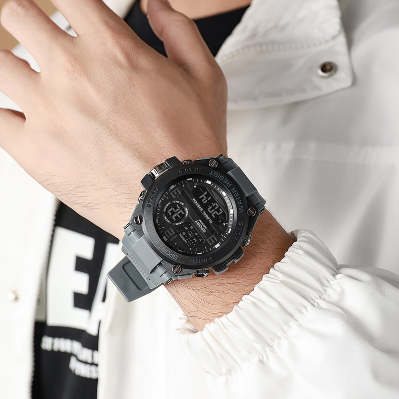 Men's New Series Electronic Watch Special Forces Style Digital Student Watch Men's Anti-fall Alloy
