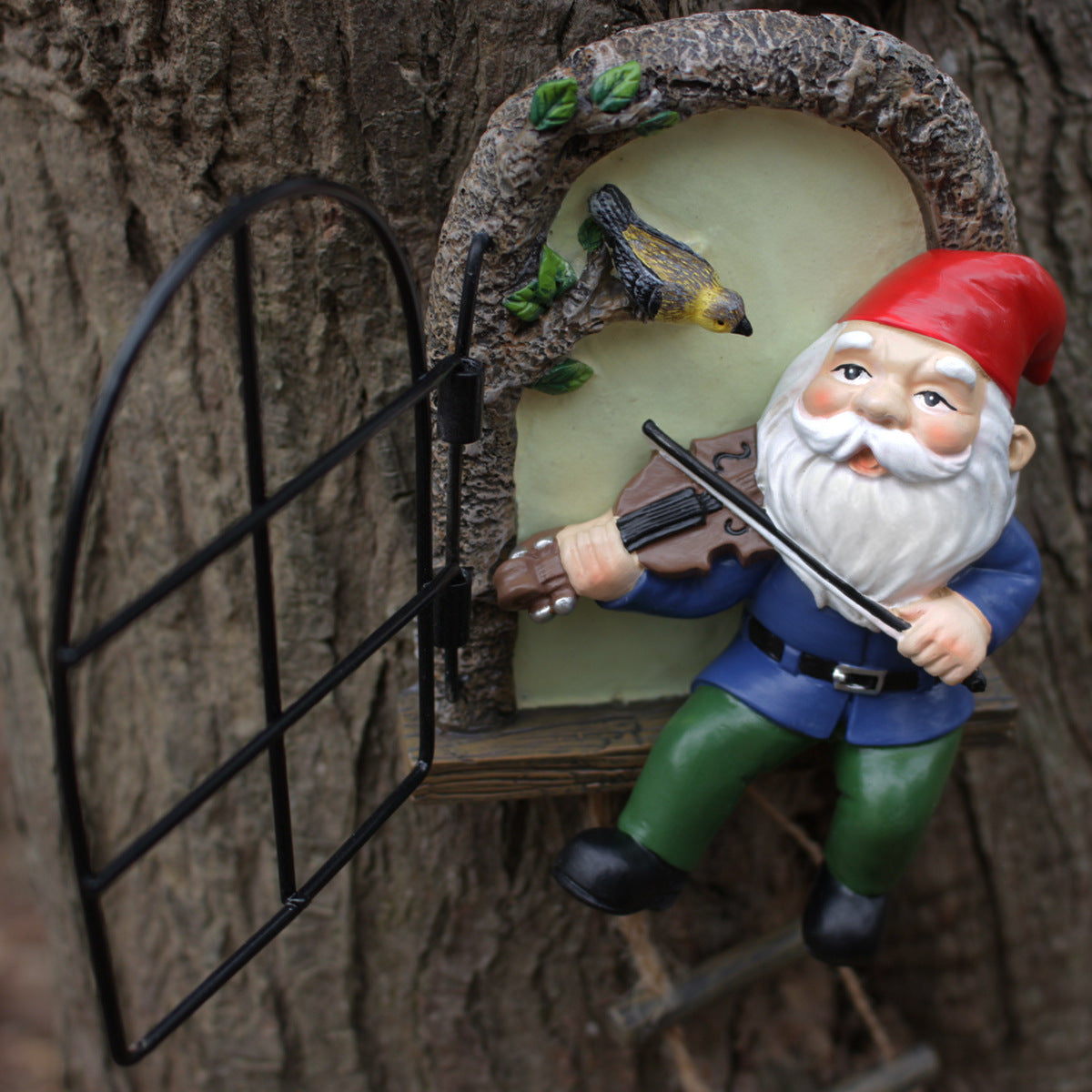 Cross-Border New Fluorescent Playable Dwarf Tree Hanging Resin Craft Pendant Creative Micro Landscape Garden Decoration