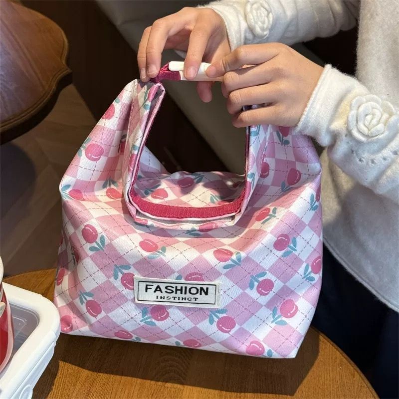 New Cartoon High-Value Aluminum Foil Insulated Student Lunch Bag Versatile Artistic Handheld Waterproof Office Worker Lunch Box