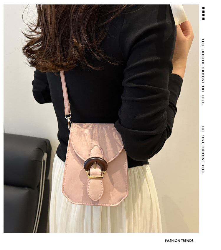 High-end design crossbody bag mini handbag tote bag2025Women's New Fashion Single Shoulder Small Bag Stylish Phone Bag