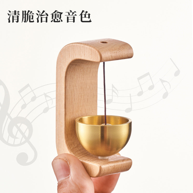 Brass Dopamine Wind Chime Creative Bedroom Hanging Decoration Entry Door Bell Meditation Summer Breeze Hanging Ornament Door Decoration Bell