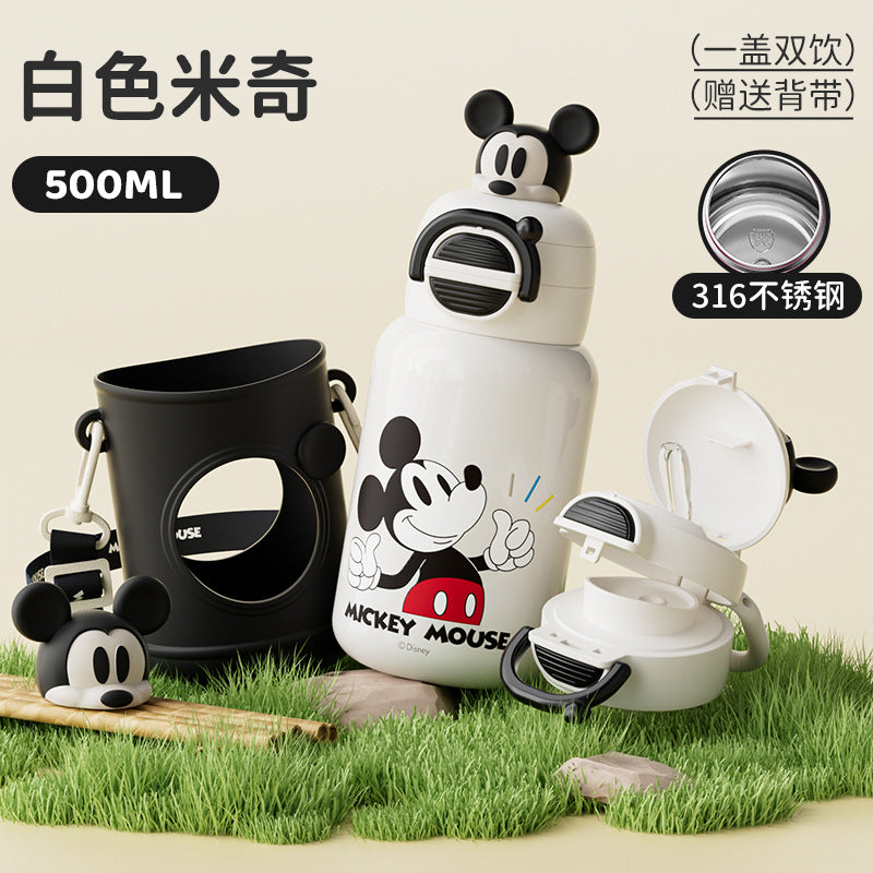 2024Summer New Plush Insulated Cup Anti-drop Crossbody Straw Cup Fashionable Back-to-School Double Drinking Cup http://detail.1688.com/offer/945191485797.html