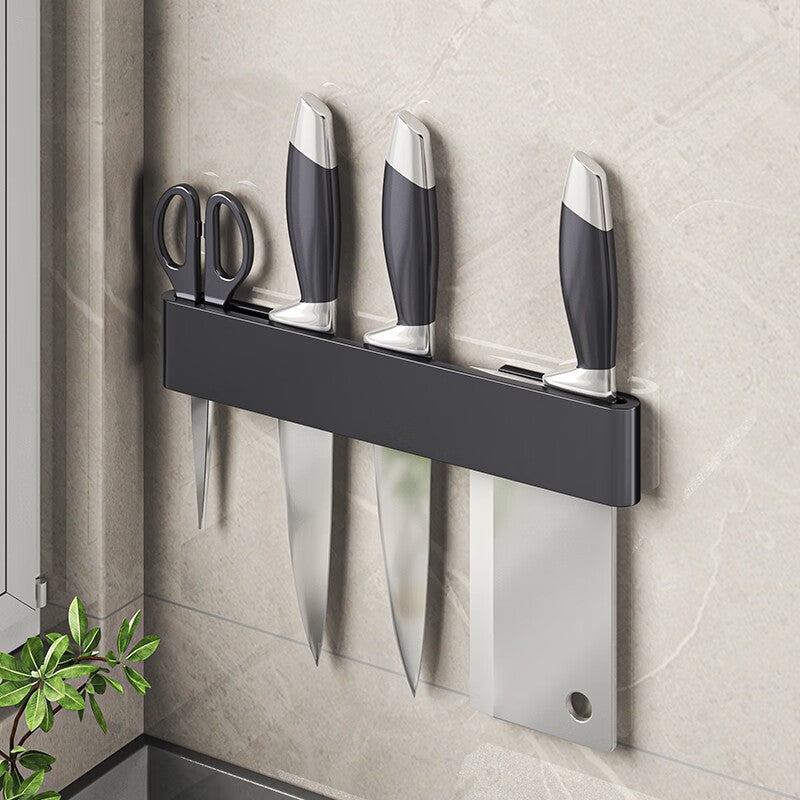 Manufacturer supplies multifunctional kitchen storage rack Knife Rest Wall-Mounted Simple Knife Holder Storage for Kitchen Knives