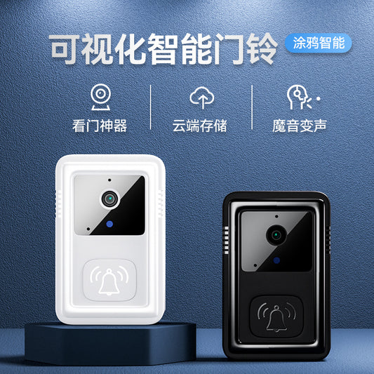 M9Low Power Consumption tuya Visual Doorbell WiFi Wireless HD Smart Home Intercom Bell Tuya Cross-Border