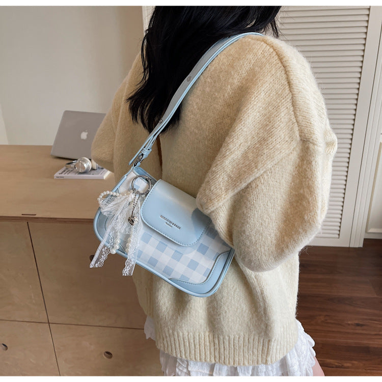 Cross-border high-end trendy underarm bag small square bag for women2025New Handbag Trendy Fashion Versatile Shoulder Bag