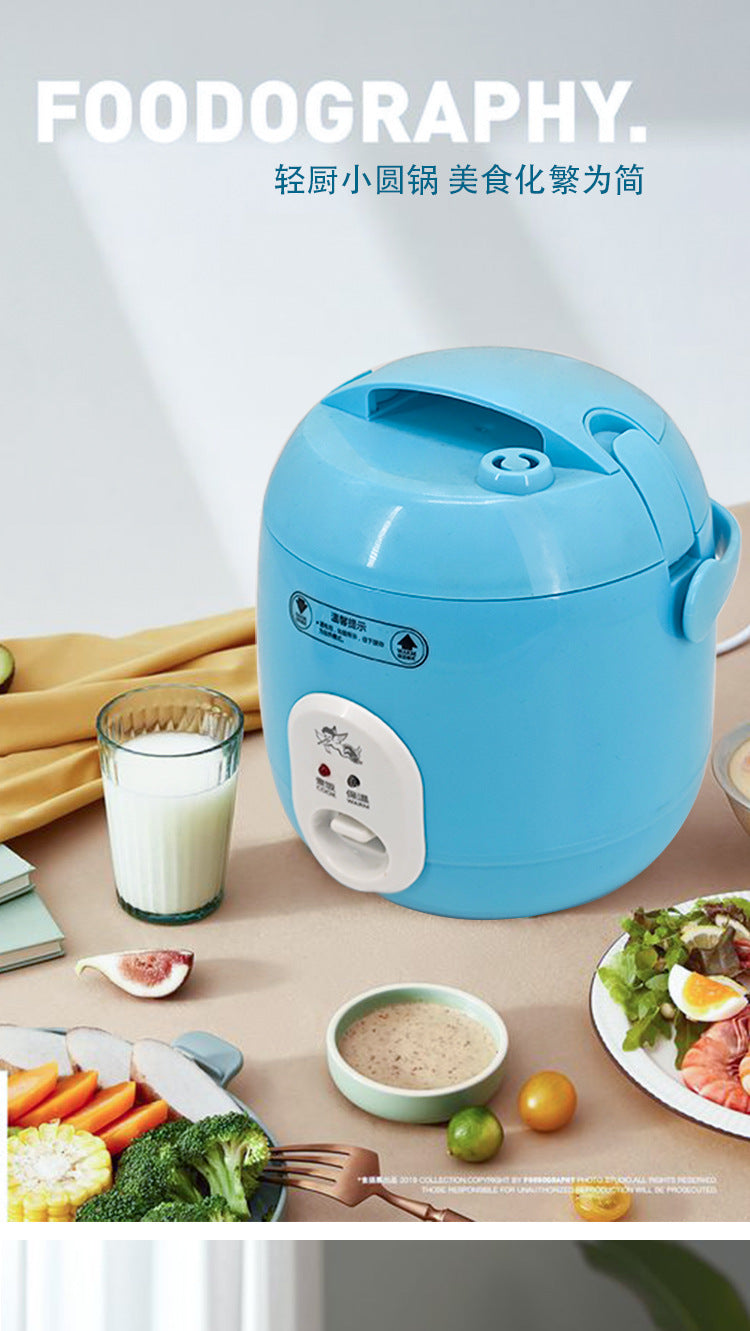 Little Angel Multifunctional Smart Rice Cooker and Soup Maker2-3Mini Rice Cooker for Dormitory and Home Use, Can Cook and Steam
