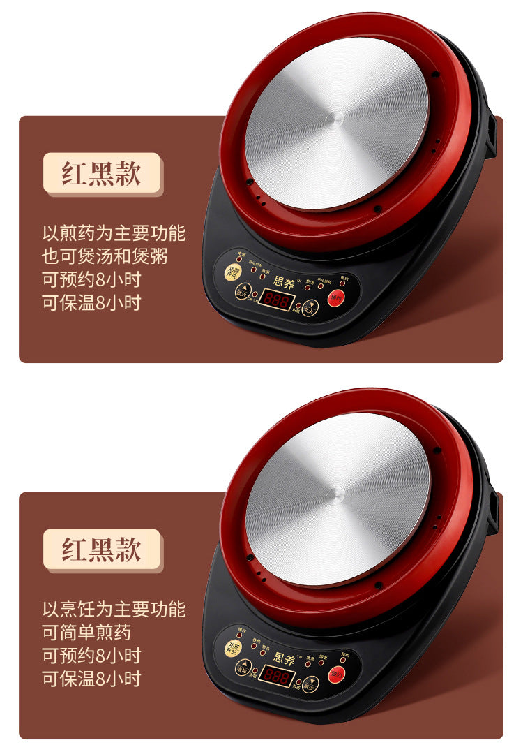 110V Large Capacity Decoction Pot Automatic Health Pot Ceramic Electric Clay Pot for Traditional Chinese Medicine Home Use