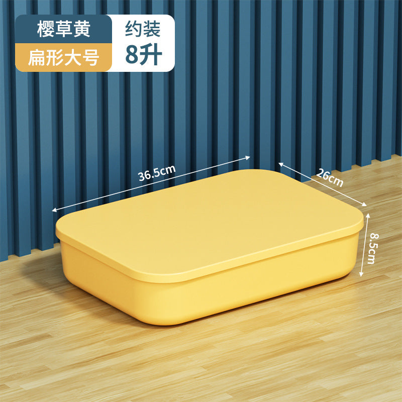 Storage Box Desktop with Lid Plastic Miscellaneous Snacks Cosmetics Box Rectangular Storage Basket Storage Box Organizing Box