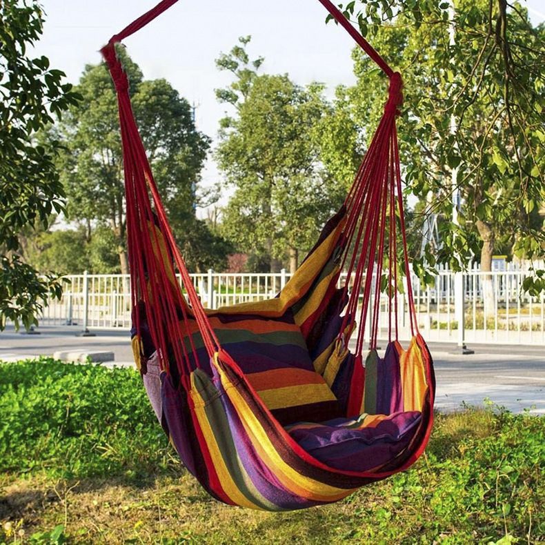 Thickened Hammock Swing Dormitory Hanging Chair Dormitory College Student Extended Seat Indoor Lazy Stool Rocking Chair