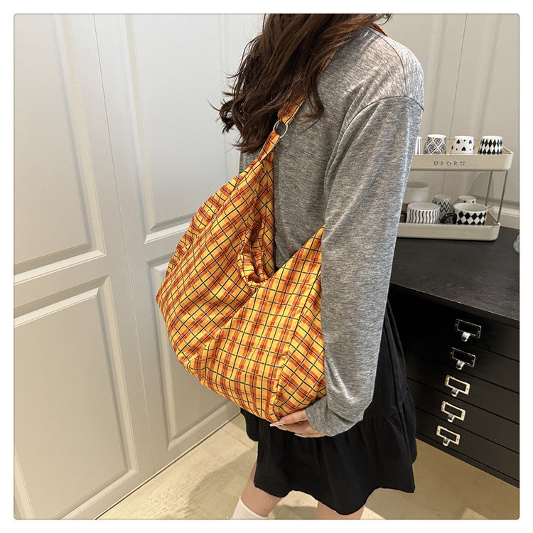Japanese and Korean Leopard Print ins New Style Single Shoulder Bag Casual Women Versatile Commuting Work Tote Bag Large Capacity Crossbody Bag