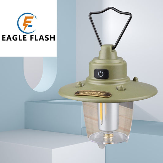 New Retro Camping Lantern Handheld Lantern Outdoor Camping Retro Lantern Lighting Lantern Rechargeable Tent Lantern Camp Lantern Wholesale