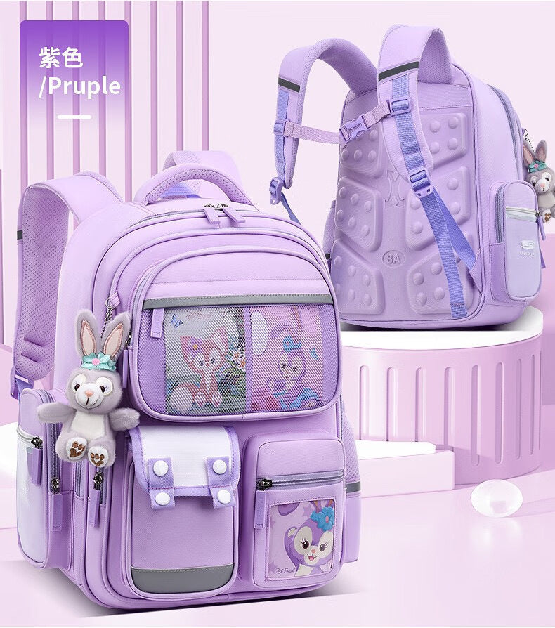 Schoolbag Primary School Girl Large Capacity Dirty Resistant Children's Schoolbag6-12Men's Weight Loss1-6Elementary School Student Backpack http://detail.1688.com/offer/727797868983.html