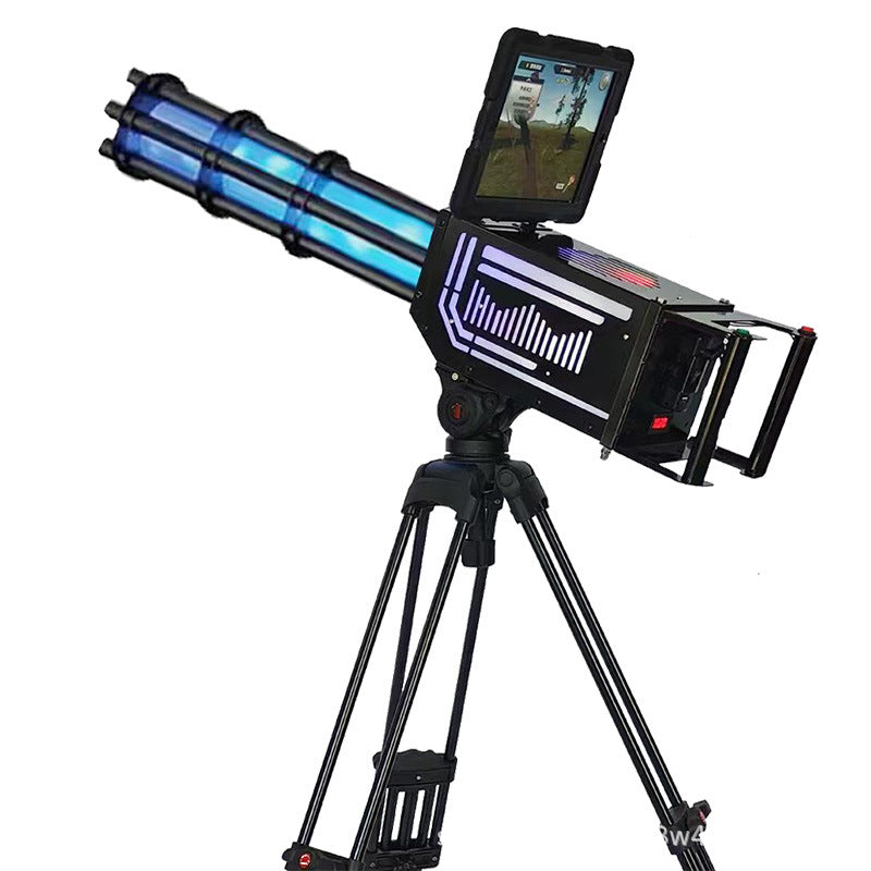 Share ar Gatling Gun Game Gun VR Shooting Children's Motion Sensing3DAR Game Console Internet Celebrity Stall Equipment Real Scene