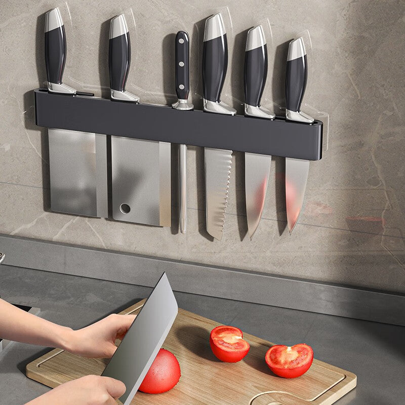 Manufacturer supplies multifunctional kitchen storage rack Knife Rest Wall-Mounted Simple Knife Holder Storage for Kitchen Knives