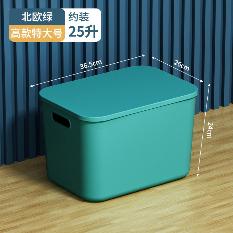 Storage Box Desktop with Lid Plastic Miscellaneous Snacks Cosmetics Box Rectangular Storage Basket Storage Box Organizing Box