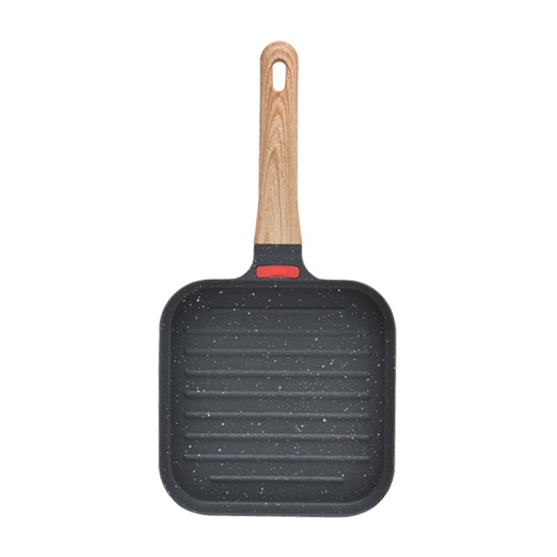 【Source Factory】Foreign Trade Hot-Selling Maifan Stone Four-Hole Egg Frying Pan 3-in-1 Non-Stick Breakfast Pan