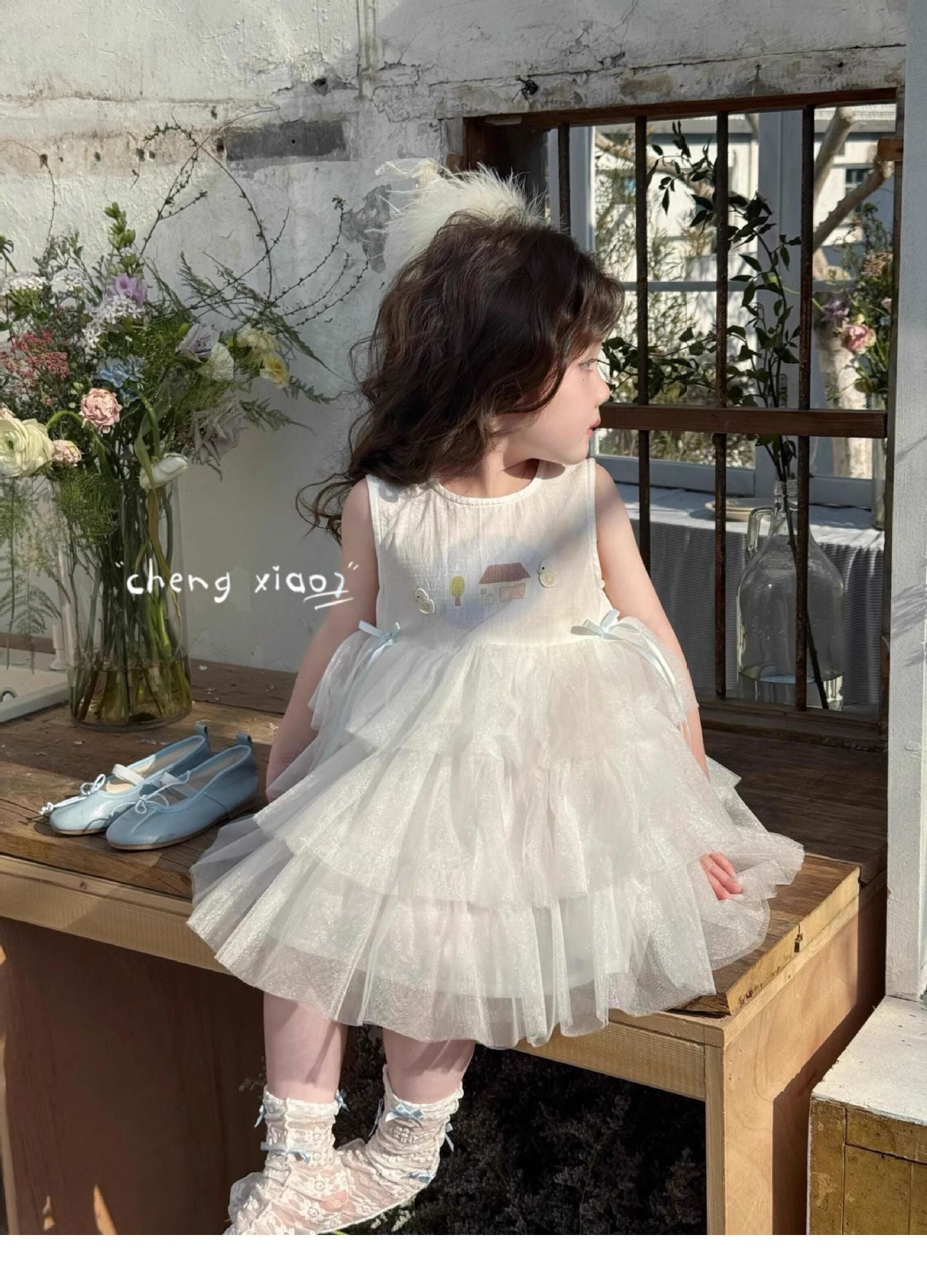 Sweet Little Girl Dress Summer Children's Clothing New Birthday Dress Children's Tulle Dress Princess Dress Girl Cake Dress