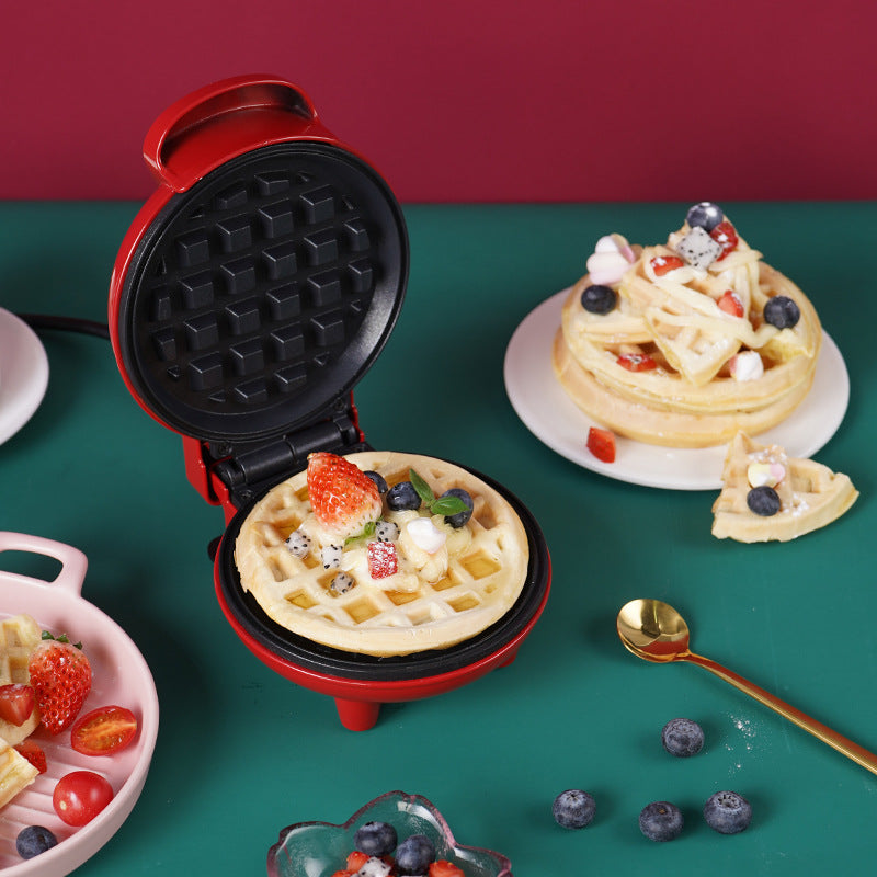 Mini Waffle Maker maker waffle Home Use Children's Breakfast Machine Portable Electric Griddle Light Food Machine