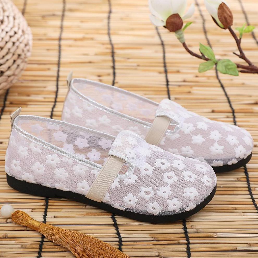 Summer New Beijing Cloth Shoes High-Quality Hot-Selling Comfortable Women's Shoes Thin Breathable Non-Suffocating Flat Soft Sole Shoes