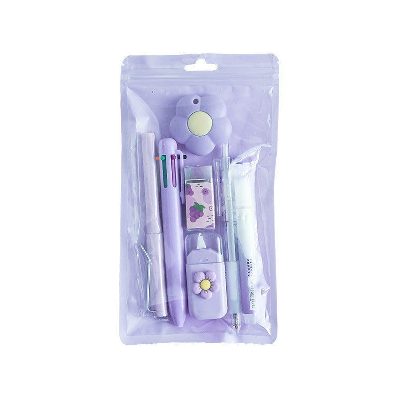 Back-to-School Season High-Value Stationery Set Cute Creative7Set of student class rewards study stationery gifts http://detail.1688.com/offer/905136369917.html