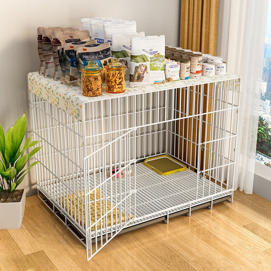 Pet Fence Dog Cage Small Dog Household Indoor Fence Space-Saving Dog House Dog Bed Toilet Cat Cage Cat Villa