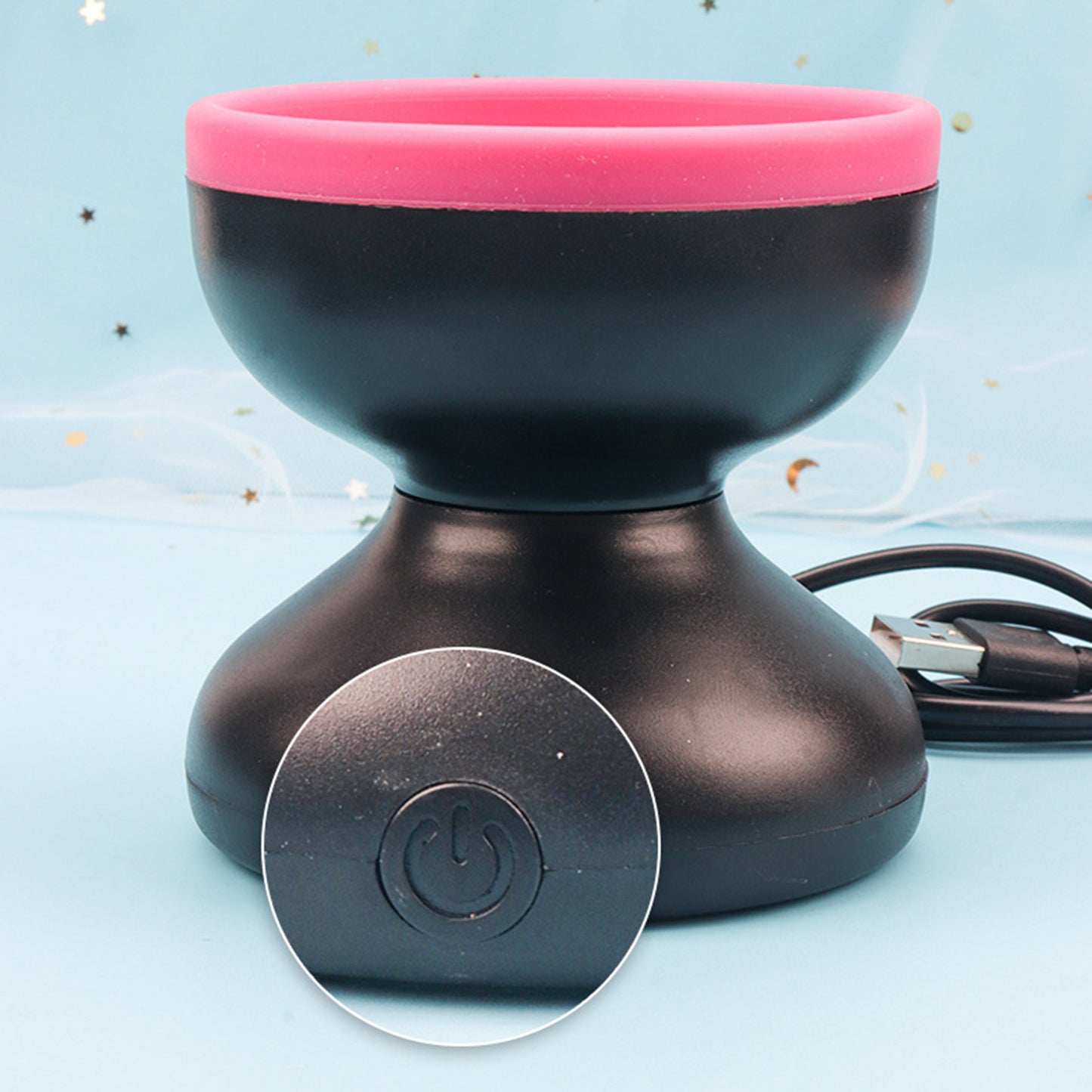 Cross-border In-stock Makeup Brush Automatic Cleaner USB Makeup Tool Cleaning Magic Tool Electric Scrubber