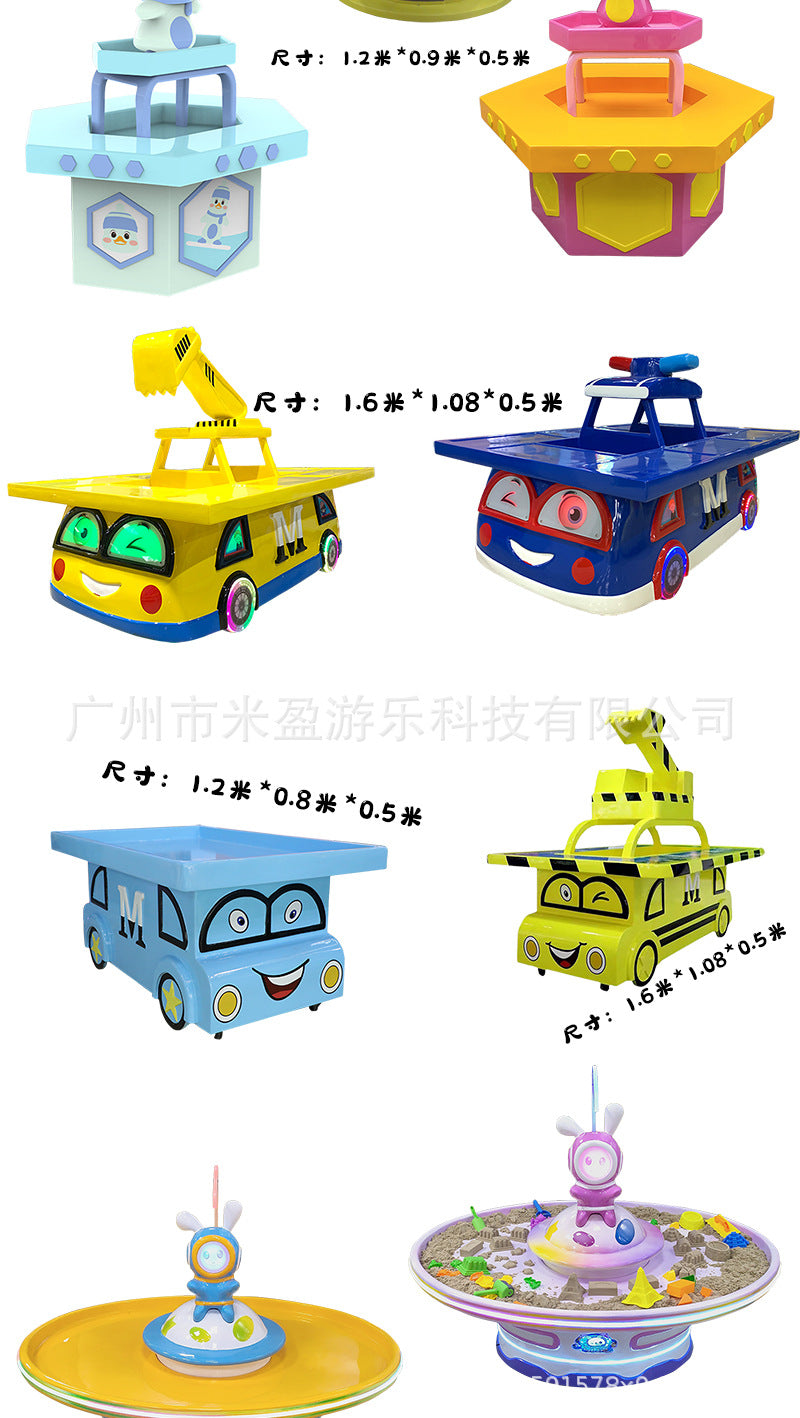 Naughty Castle Indoor Children's Play Area Craft Table Equipment Game Machine Educational Water Elf Toy Table Amusement Park Commercial Use