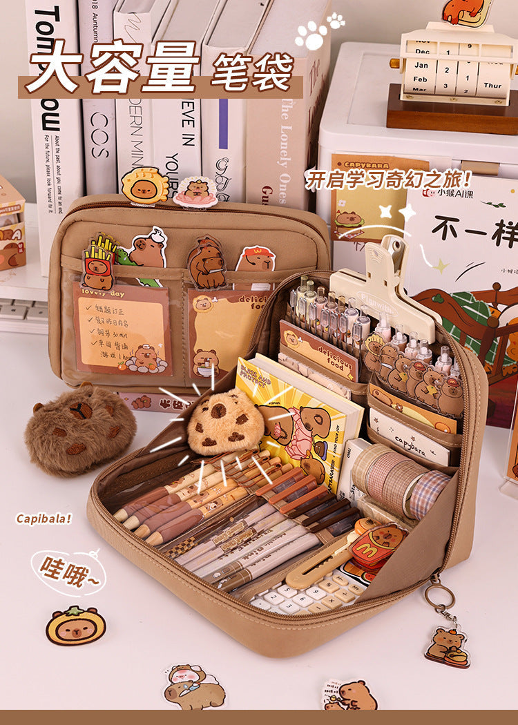 Back-to-School Season Stationery Box for Elementary School Students with a High-End Feel12Layer Pencil Case ins High-Quality Multi-Functional Stationery Bag Pencil Case http://detail.1688.com/offer/965484230964.html
