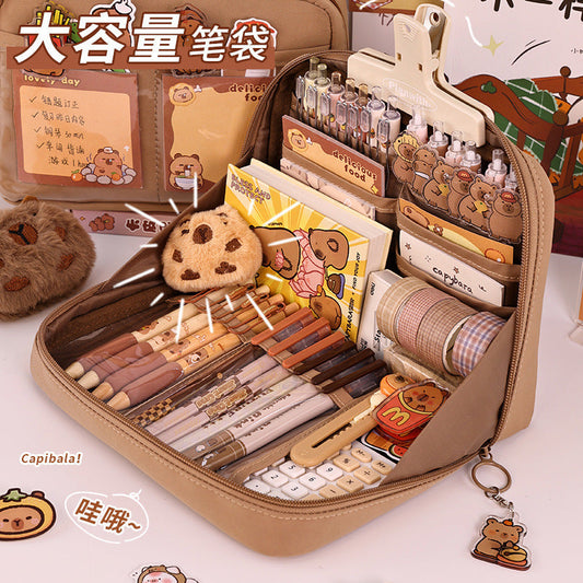 Back-to-School Season Stationery Box for Elementary School Students with a High-End Feel12Layer Pencil Case ins High-Quality Multi-Functional Stationery Bag Pencil Case http://detail.1688.com/offer/965484230964.html