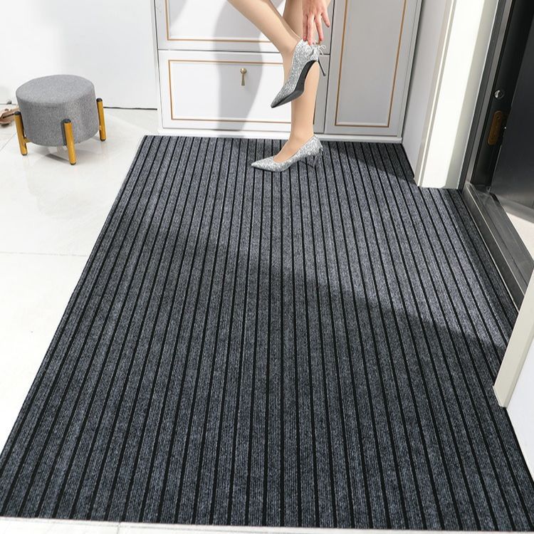 Cuttable Entrance Door Mat Home Kitchen Non-Slip Oil-Proof Washable Striped Non-Slip Water-Absorbent Carpet Floor Mat