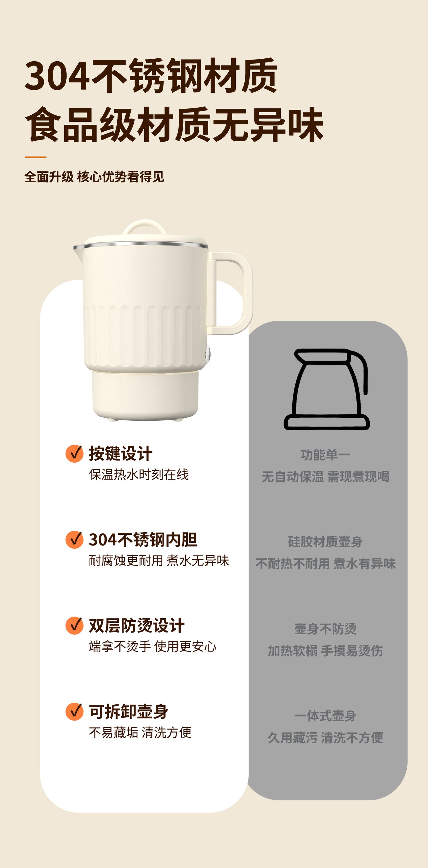 Travel Outdoor Kettle Mini Folding Kettle Portable Electric Kettle Cross-Border Telescopic Household Folding Kettle
