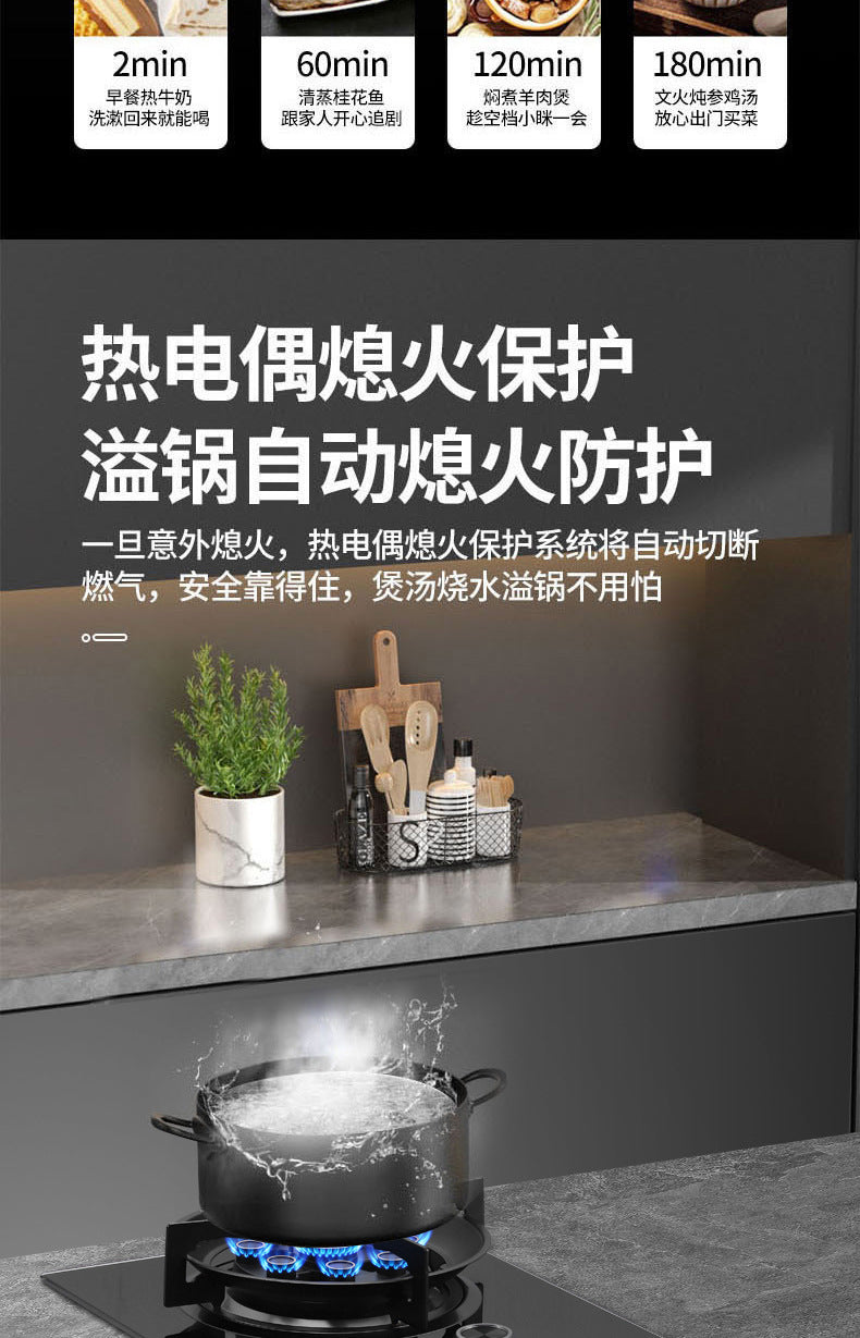 Coolpad Gas Stove Single Burner Household Built-in Liquefied Gas Gas Stove Tabletop Natural Gas High Power Stove