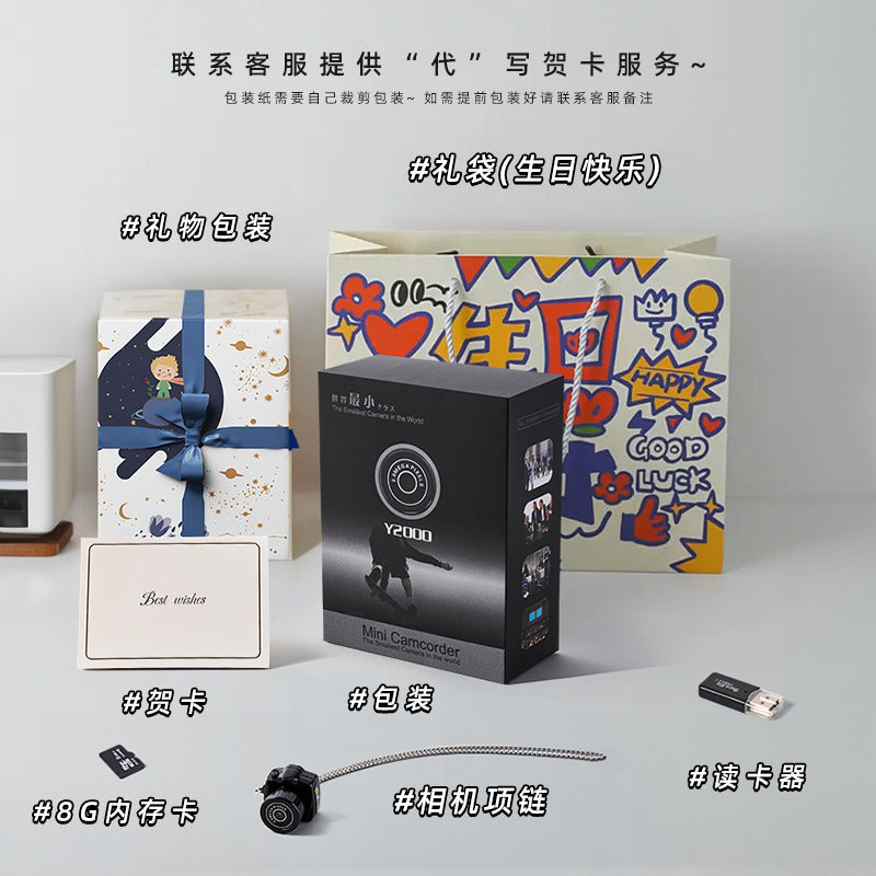 Mini Student Party Thumb Camera Campus ccd Digital birthday gift photo and video children's toy