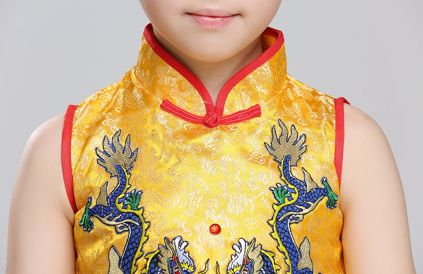 Children's Performance Costumes for Boys and Girls Chinese Style Primary and Secondary School Students Chorus Costumes Princess Dress Puffy Skirt Long Pants Performance Costumes