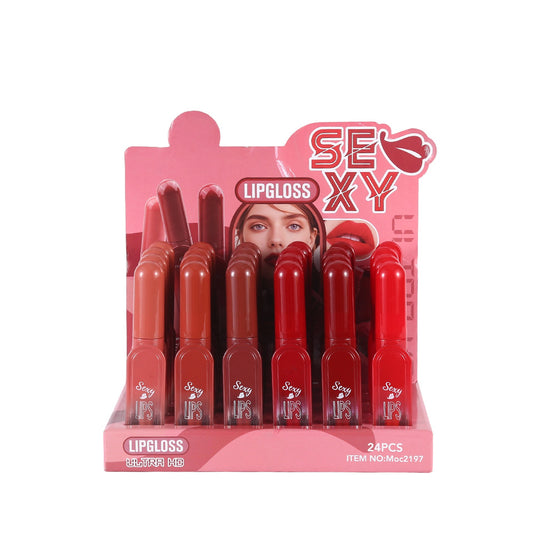 New Lip Gloss Six-color Lip Gloss Multi-color Optional Create Sexy Lip Makeup Color Rendering Long-lasting Waterproof Color Lifting