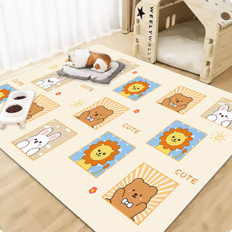 Pet wash-free floor mat waterproof and urine-proof pvc Dog Anti-Slip Mat Cooling Dog Fence Dog Cat Leather Floor Mat