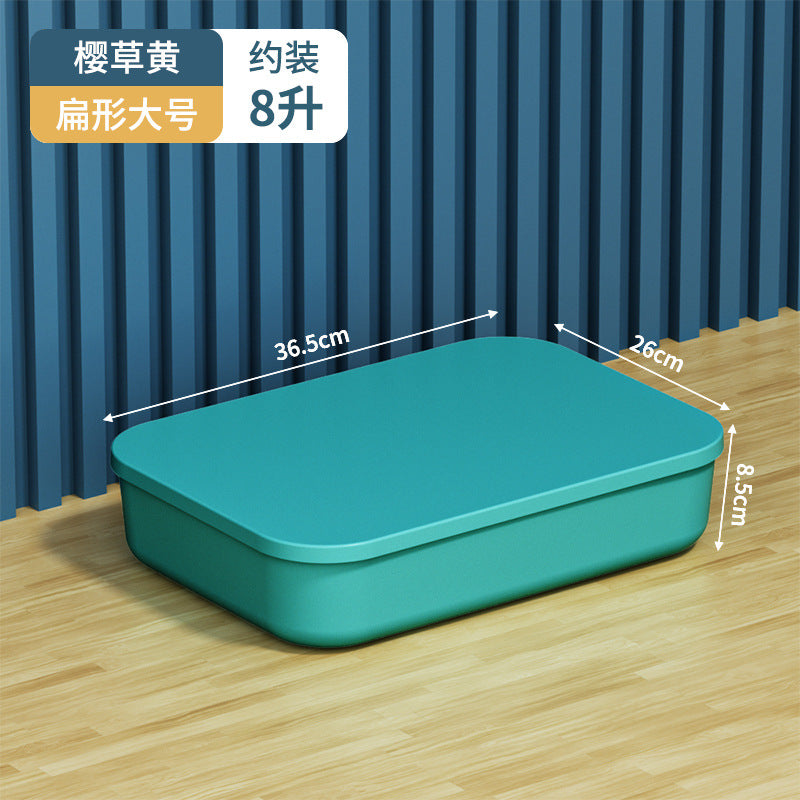 Storage Box Desktop with Lid Plastic Miscellaneous Snacks Cosmetics Box Rectangular Storage Basket Storage Box Organizing Box