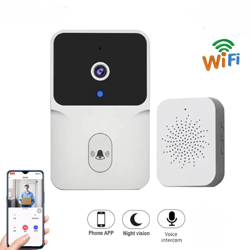 Factory Wholesale Intelligent Visual Doorbell Wireless Remote Home Surveillance Video Intercom HD Night Vision Capture