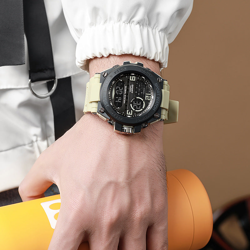 Men's New Series Electronic Watch Special Forces Style Digital Student Watch Men's Anti-fall Alloy