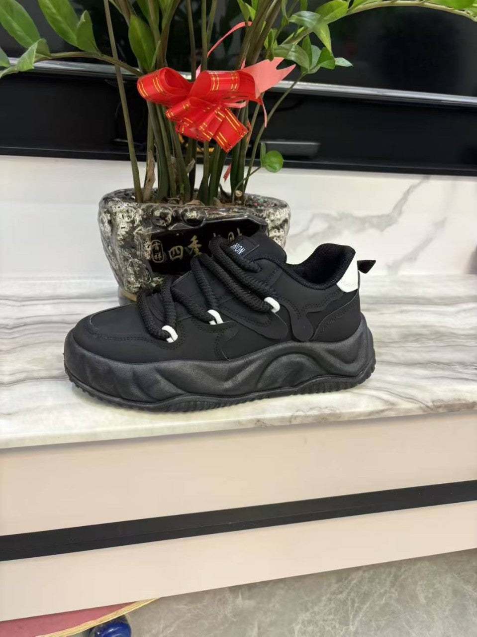 Men's Shoes for Autumn and Winter2025New Trendy Dad Shoes Thick Sole Height-Increasing Sports Casual Shoes Versatile Men's Loafers