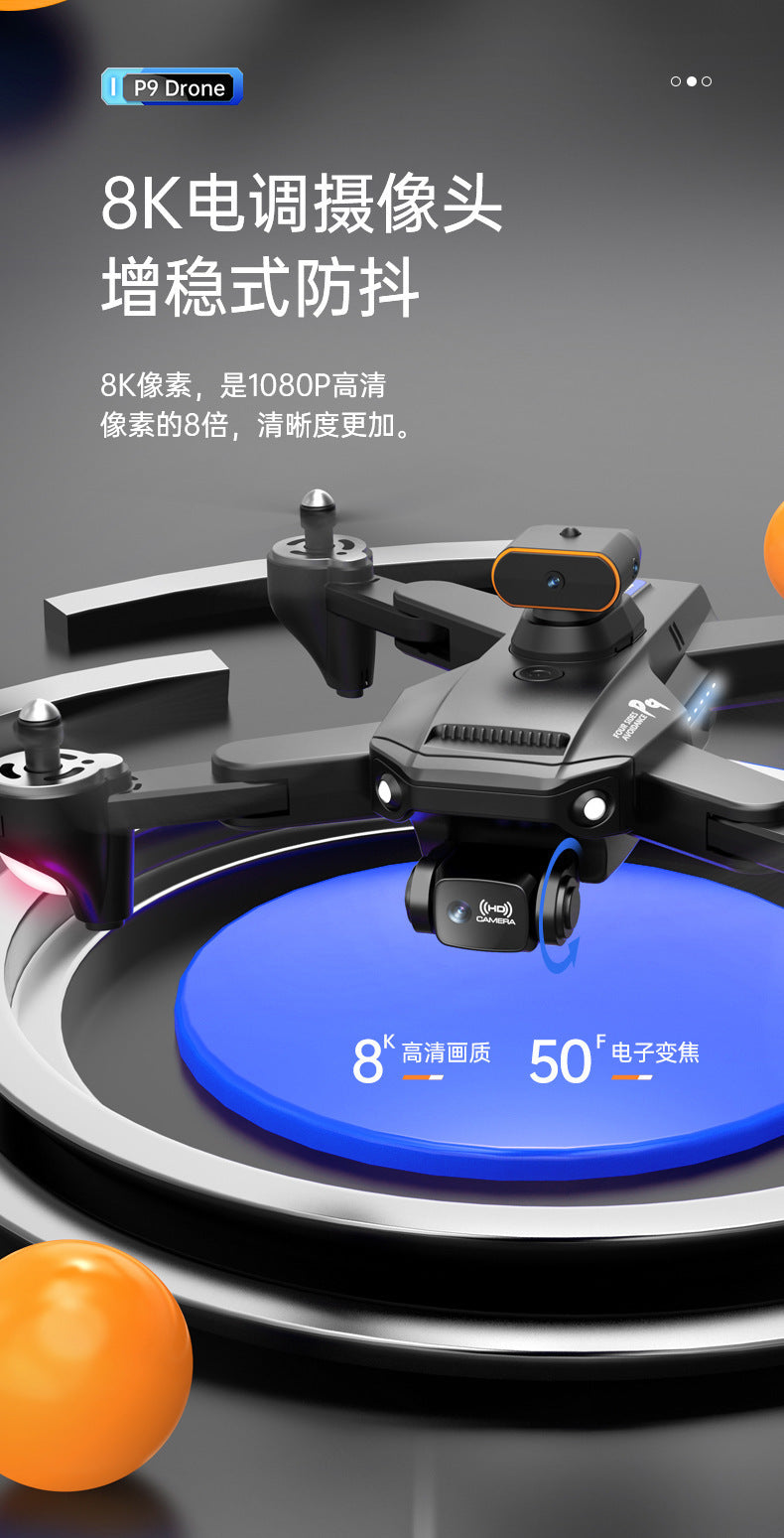 Obstacle Avoidance Drone HD Aerial Photography Long Endurance Folding Remote Control Aircraft Shooting Boy Toy Aircraft