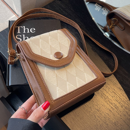 Commuting high-quality crossbody bag for women2023New stylish versatile women's shoulder bag ins Fashionable Phone Bag