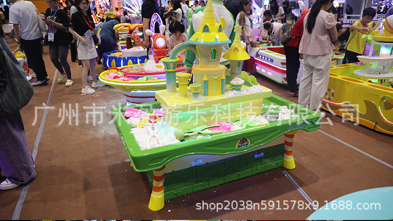 Naughty Castle Indoor Children's Play Area Craft Table Equipment Game Machine Educational Water Elf Toy Table Amusement Park Commercial Use