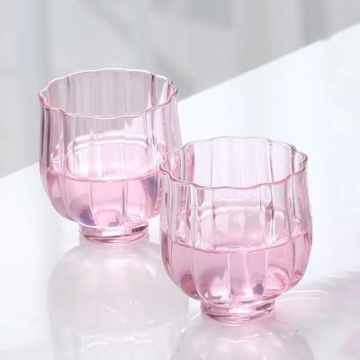 Teapot with Pink Handle Butterfly Teapot High Borosilicate Heat-Resistant Glass Teapot Electric Ceramic Stove Special Tea Brewing Teapot Flower Tea Teapot