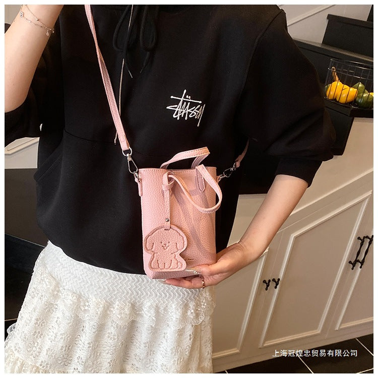 Women's Bag Single Shoulder Crossbody Bag Versatile Handbag New Simple Style Basket Fashionable Spring2025Fashion