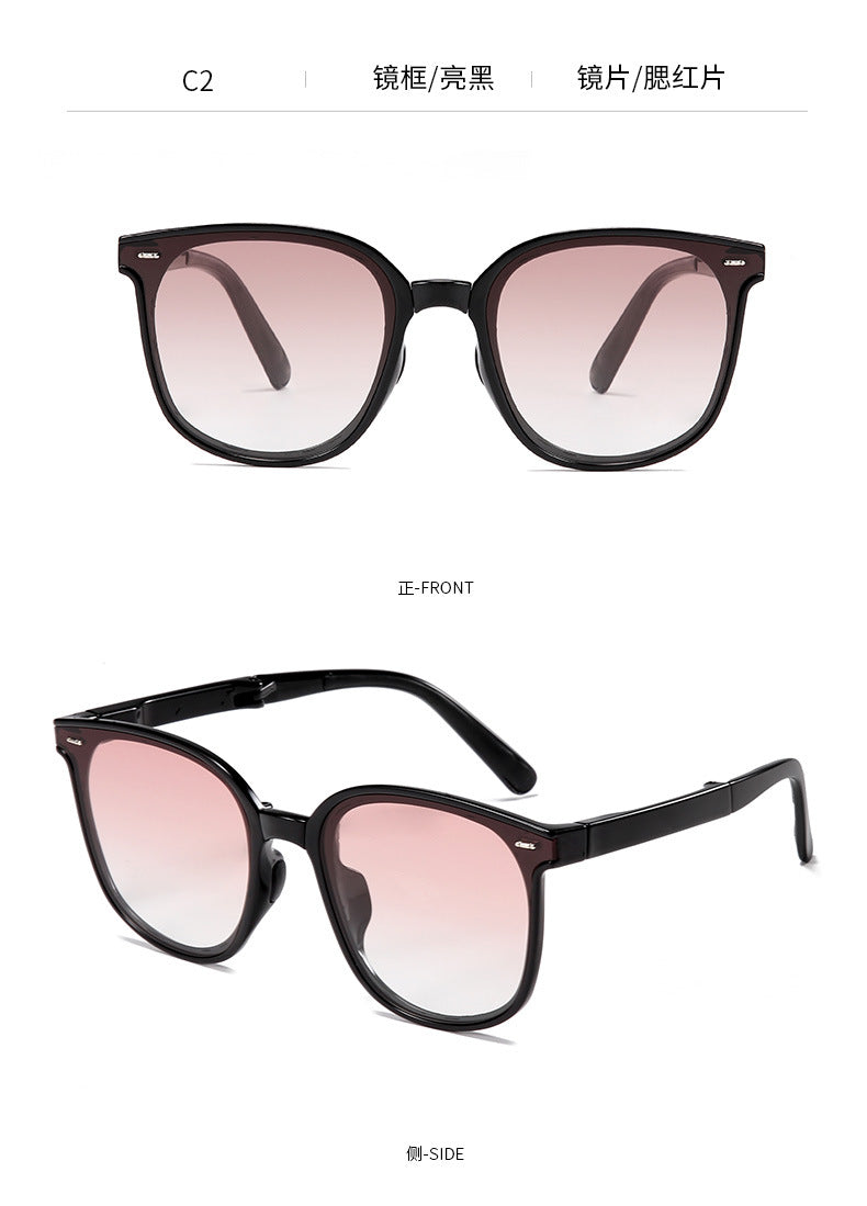 TRP20314Wood Nine10Yes Folding Polarized Sunglasses Flat Nylon1.5Sunshade and Sun Protection Portable Sunglasses