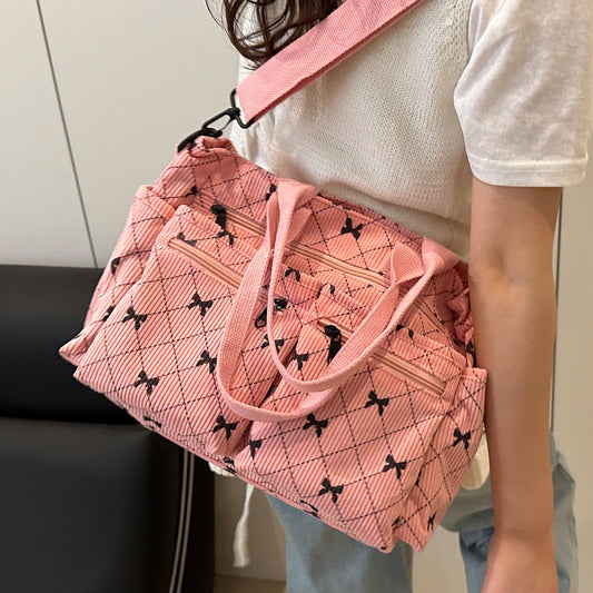 2025Summer New Simple Fashion Underarm Tote Bag This Year's Trendy Retro Commuter Shoulder Bag for Women