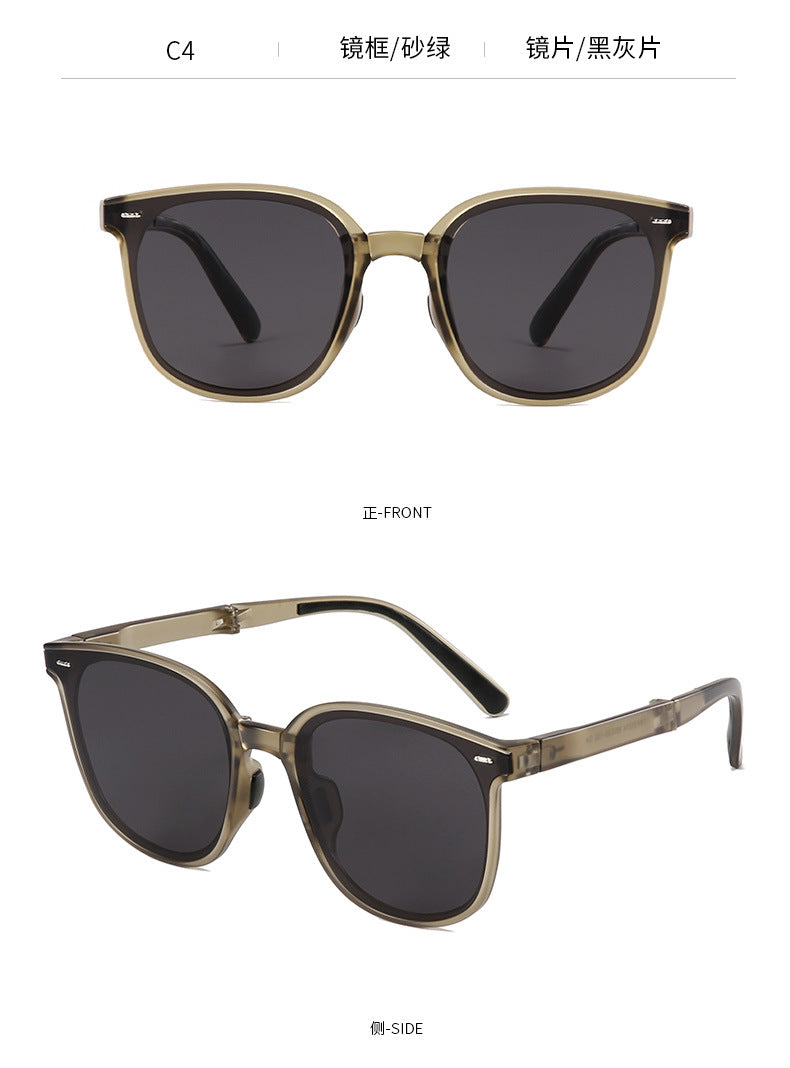TRP20314Wood Nine10Yes Folding Polarized Sunglasses Flat Nylon1.5Sunshade and Sun Protection Portable Sunglasses