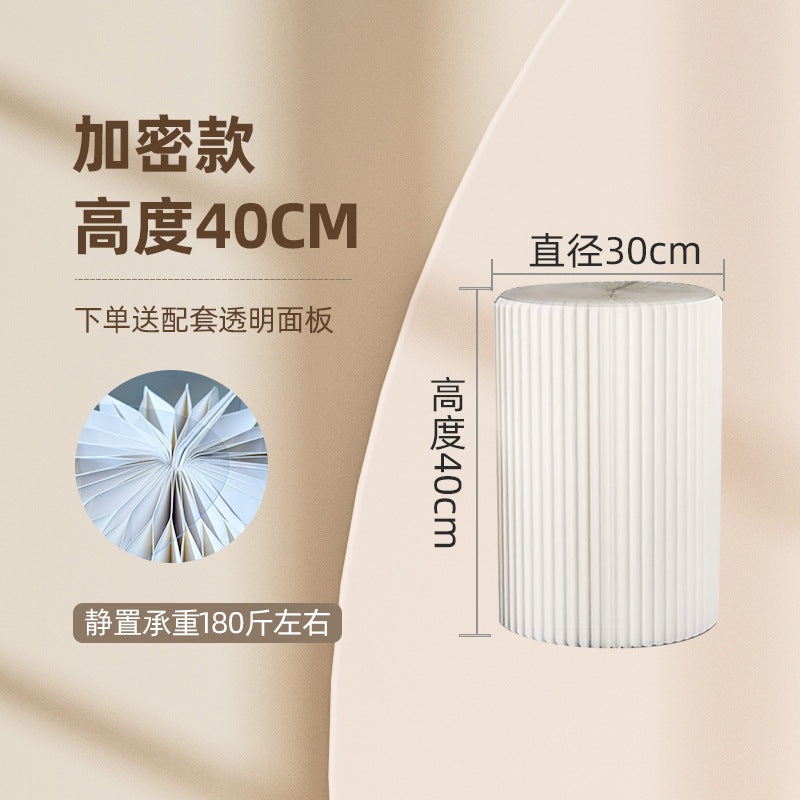 【Firefly Lantern】Live Streaming Background Decoration Foldable Round Column Paper Roman Column Folding Column Road Guide Ornament