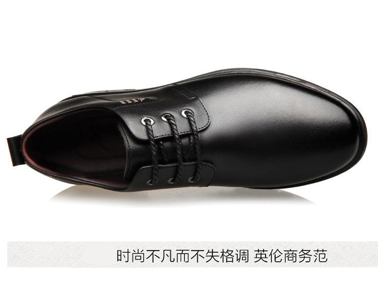 Men's Leather Shoes Business Casual Single Shoes Black Formal Work Shoes Wholesale Men's Casual Shoes Export Work Shoes